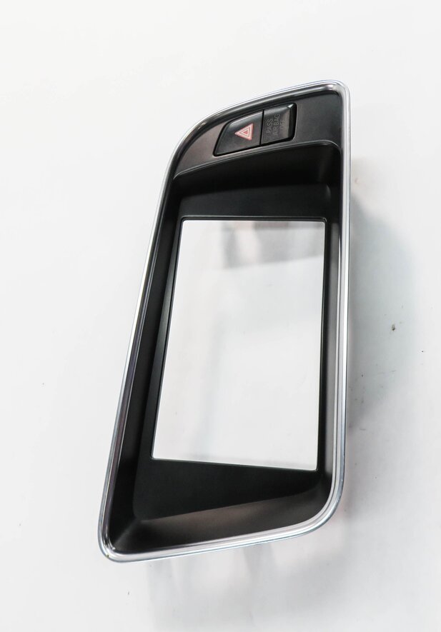 Thumbnail 3: 2014 AUDI Q5 (B8 8R) GPS NAVIGATION MEDIA DISPLAY SCREEN TRIM BEZEL w/ HAZARD
