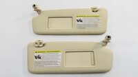 Thumbnail 2: 2013-2016 AUDI Q5 SQ5 (B8 8R) FRONT LEFT & RIGHT SUNVISOR SHADE SET-2 (BEIGE)
