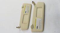 Thumbnail 3: 2013-2016 AUDI Q5 SQ5 (B8 8R) FRONT LEFT & RIGHT SUNVISOR SHADE SET-2 (BEIGE)