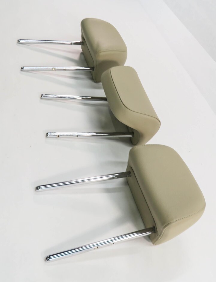 Thumbnail 3: 2014 AUDI Q5 (B8 8R) REAR SEAT HEADREST SET-3 (PISTACHIO BEIGE)