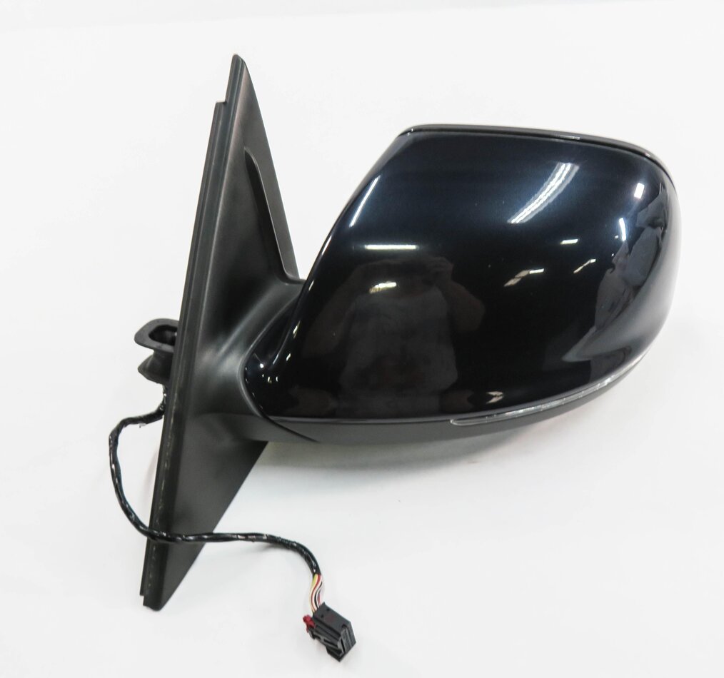 Thumbnail 6: 2009-2014 AUDI Q5 (8R) LEFT P-FOLD AUTODIM MEMORY DOOR MIRROR (MOONLIGHT BLUE)