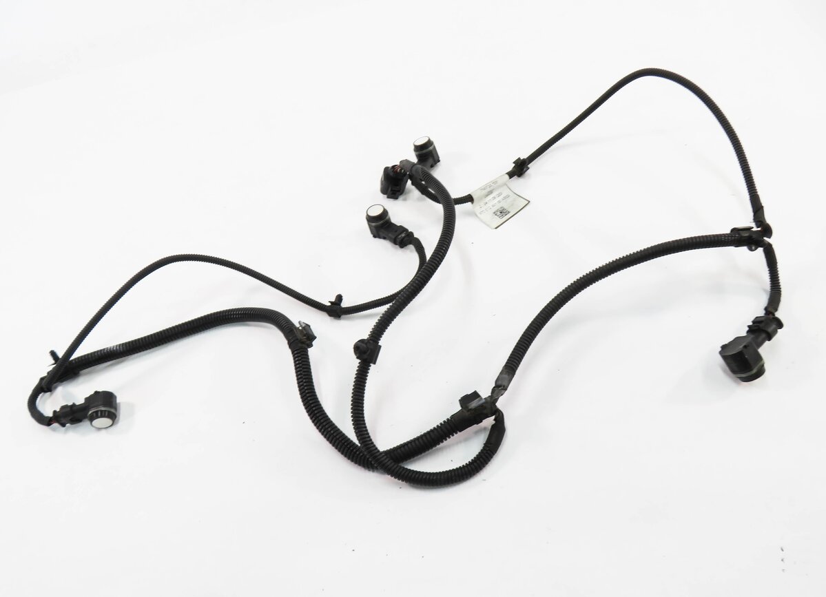 Thumbnail 2: 2012 PORSCHE PANAMERA (970 G1) REAR PDC PARK SENSOR SET w/ HARNESS (WHITE)