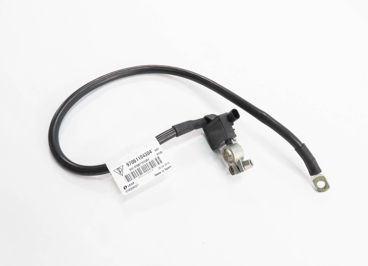 2012 PORSCHE PANAMERA (970 G1) NEGATIVE BATTERY CABLE