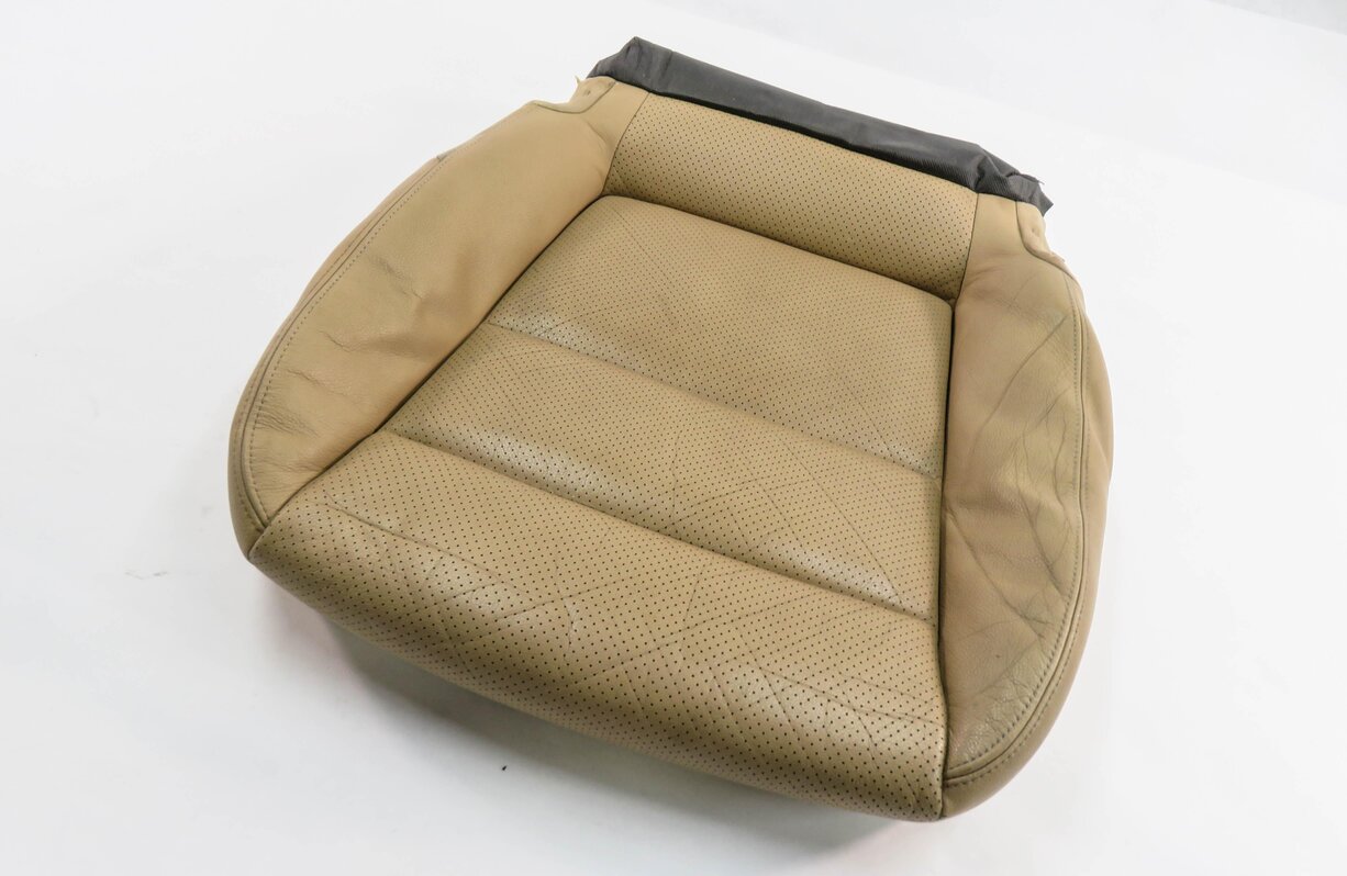 2012 PORSCHE PANAMERA (970 G1) DRIVER - LOWER BOTTOM HEATED SEAT CUSHION (BEIGE)