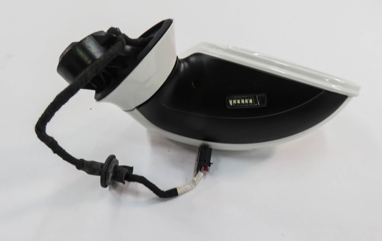 Thumbnail 4: 10-13 PORSCHE PANAMERA (970 G1) RIGHT - P-FOLD MEMORY HEATED DOOR MIRROR (WHITE)