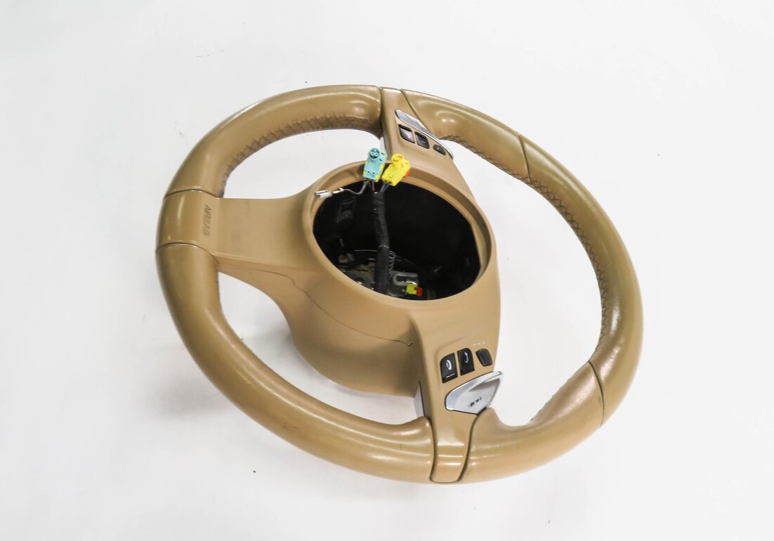 Thumbnail 5: 2012 PORSCHE PANAMERA (970 G1) 3-SPOKE STEERING WHEEL w/ SWITCHES (LUXOR BEIGE)