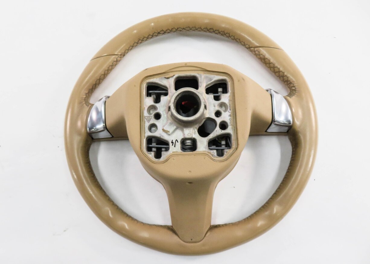 Thumbnail 8: 2012 PORSCHE PANAMERA (970 G1) 3-SPOKE STEERING WHEEL w/ SWITCHES (LUXOR BEIGE)