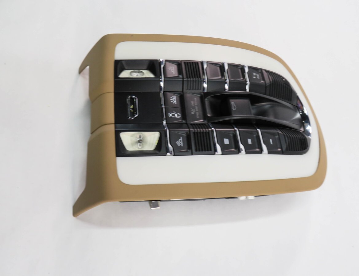 Thumbnail 3: 2012 PORSCHE PANAMERA (970 G1) FRONT DOMELIGHT MAP READING LIGHT LAMP (BEIGE)