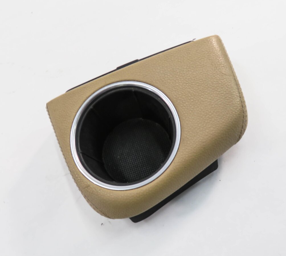 2012 PORSCHE PANAMERA (970 G1) FRONT CENTER CONSOLE CUP HOLDER (LUXOR BEIGE UB)