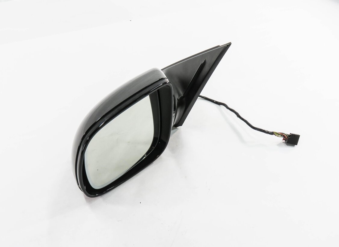 Thumbnail 3: 09-14 AUDI Q5 (8R) LEFT P-FOLD HEAT AUTODIM MEMORY DOOR MIRROR w/ LIGHT (BLACK)