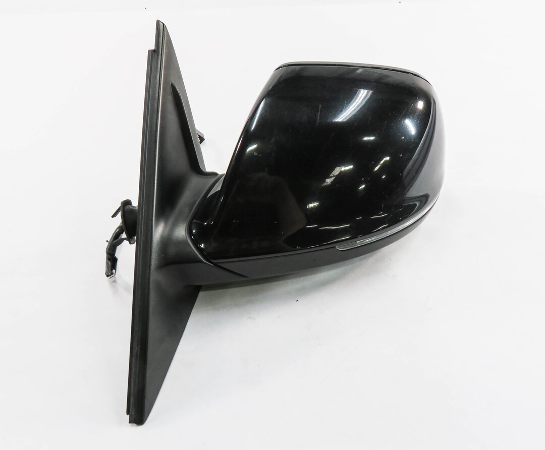Thumbnail 5: 09-14 AUDI Q5 (8R) LEFT P-FOLD HEAT AUTODIM MEMORY DOOR MIRROR w/ LIGHT (BLACK)