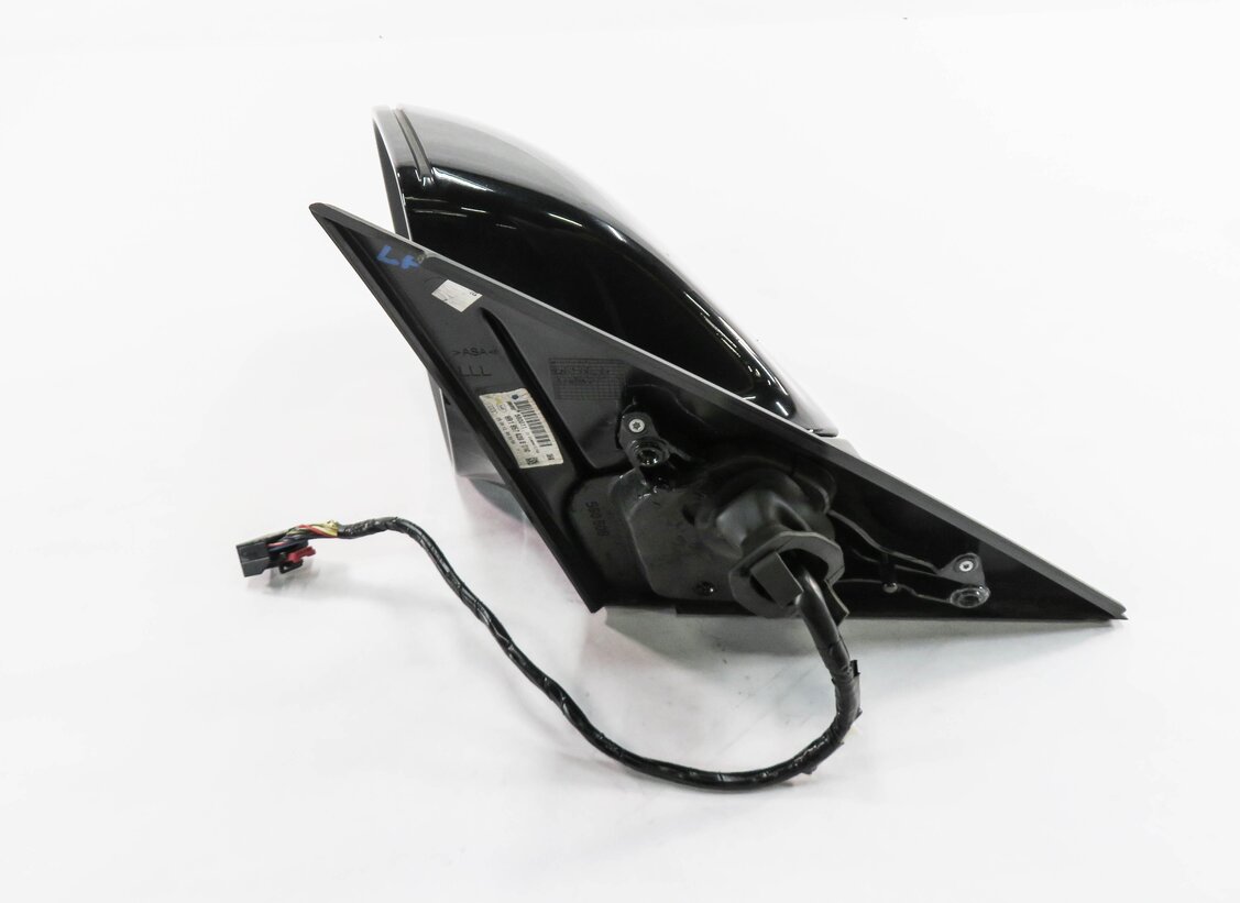 Thumbnail 6: 09-14 AUDI Q5 (8R) LEFT P-FOLD HEAT AUTODIM MEMORY DOOR MIRROR w/ LIGHT (BLACK)