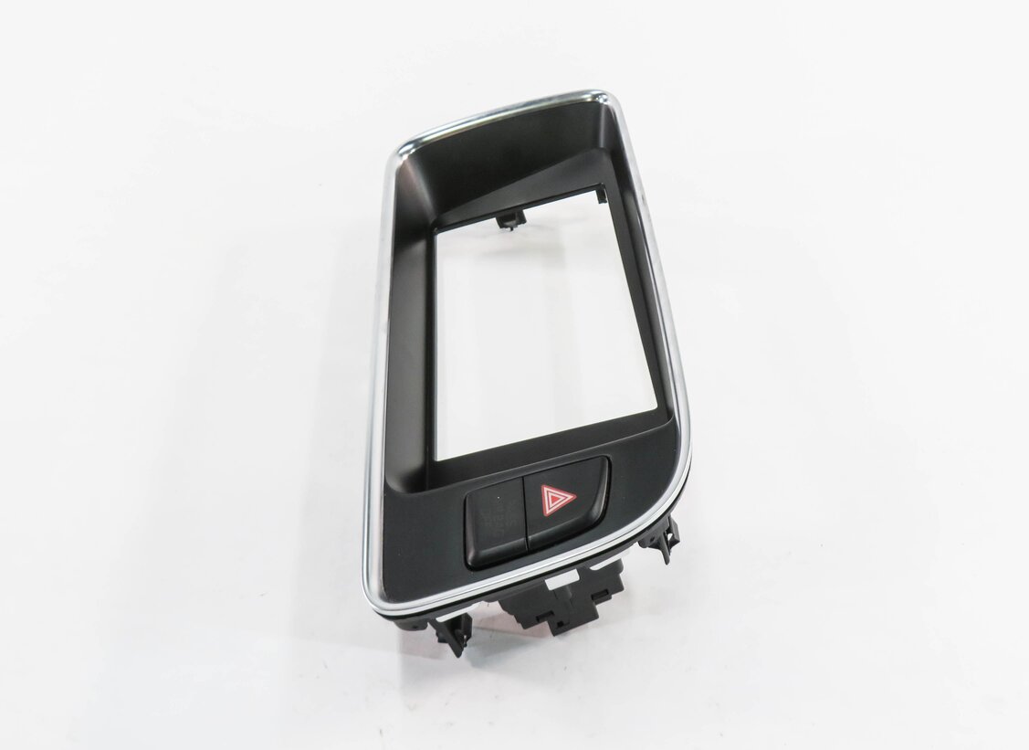Thumbnail 2: 2012 AUDI Q5 (B8 8R) GPS NAVIGATION SCREEN TRIM BEZEL w/ HAZARD SWITCH