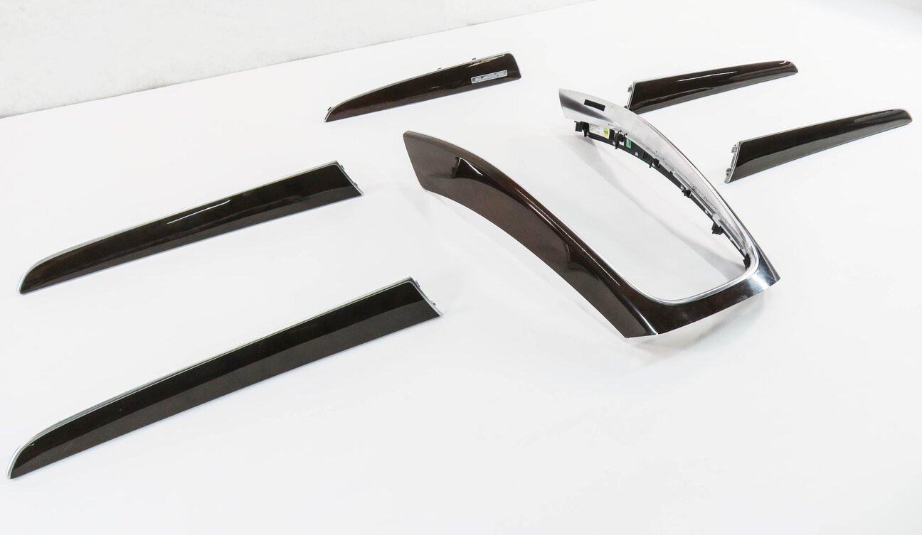 Thumbnail 2: 2012 AUDI Q5 (B8 8R) DASH DOOR CONSOLE TRIM PANEL SET (OAK WOOD)