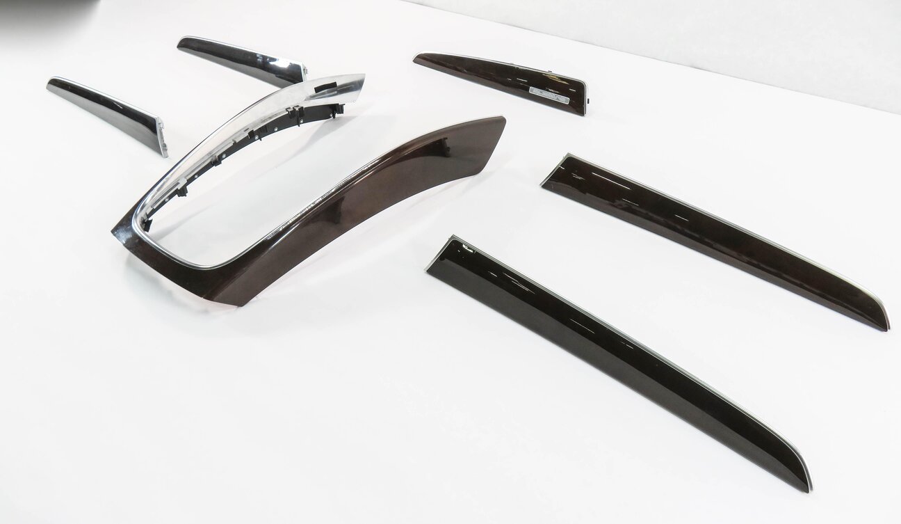 Thumbnail 3: 2012 AUDI Q5 (B8 8R) DASH DOOR CONSOLE TRIM PANEL SET (OAK WOOD)