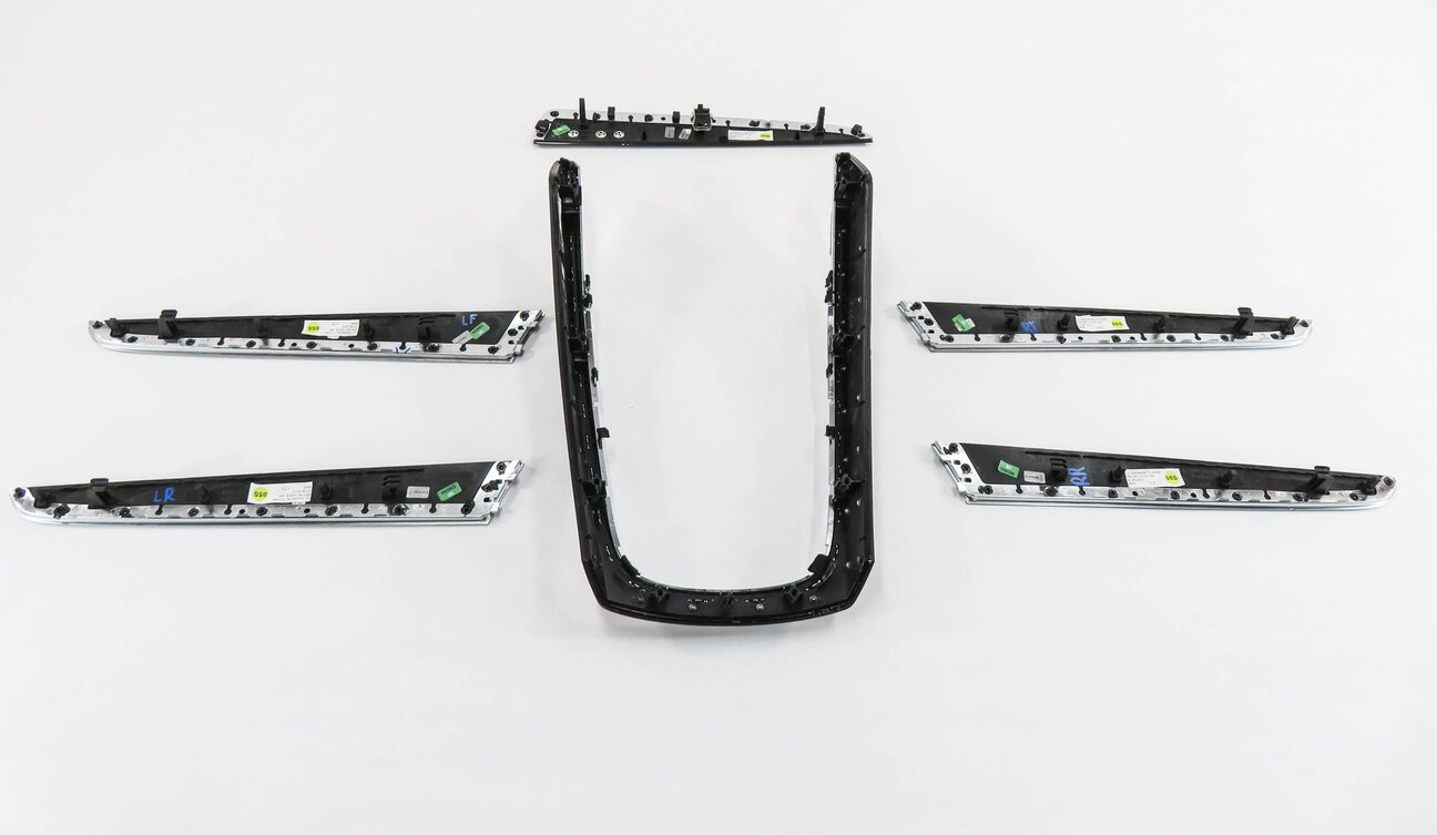 Thumbnail 5: 2012 AUDI Q5 (B8 8R) DASH DOOR CONSOLE TRIM PANEL SET (OAK WOOD)