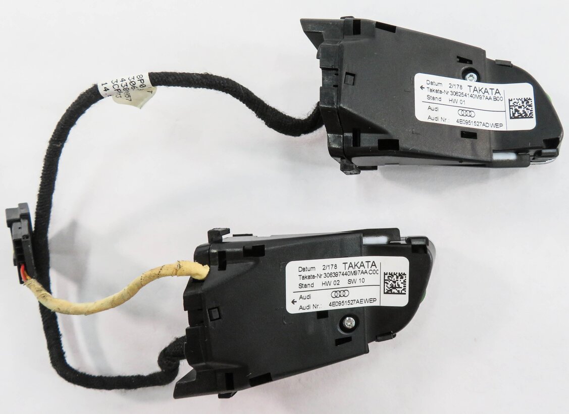 Thumbnail 4: 2012 AUDI Q5 (B8 8R) STEERING WHEEL SWITCH BUTTON SET-2