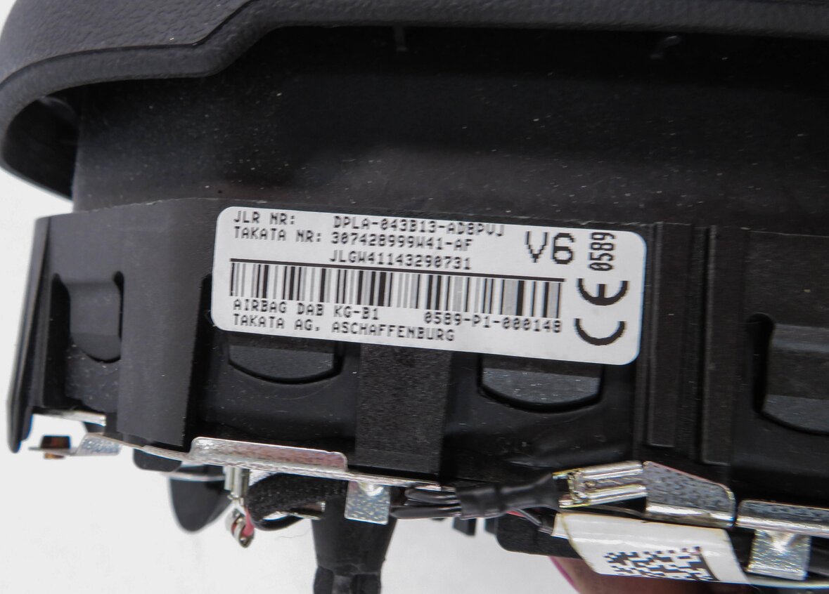 Thumbnail 8: 14-17 RANGE ROVER SPORT (L405 L494) 3.0L - STEERING WHEEL AIRBAG AIR BAG (BLACK)