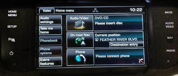 2015 RANGE ROVER SPORT (L494) GPS NAVIGATION SCREEN MEDIA DISPLAY TOUCH SCREEN