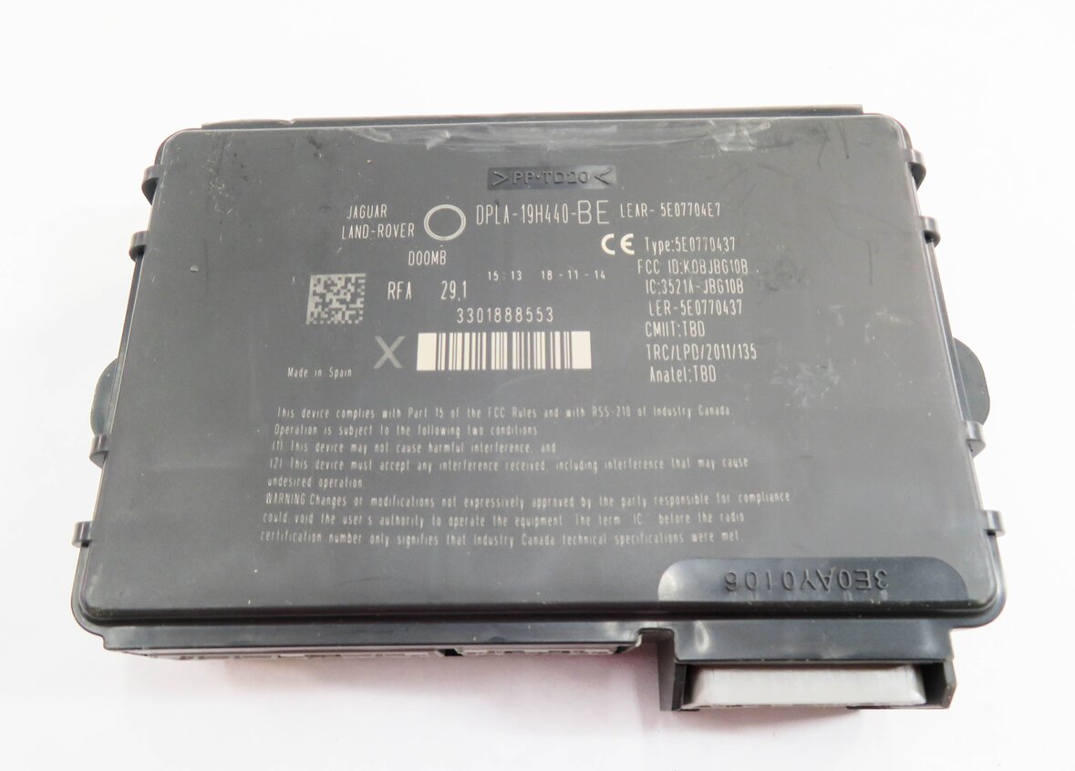Thumbnail 6: 15 RANGE ROVER SPORT (L493) 3.0L SUPERCHARGED ENGINE IMMOBILIZER MODULE KEY SET