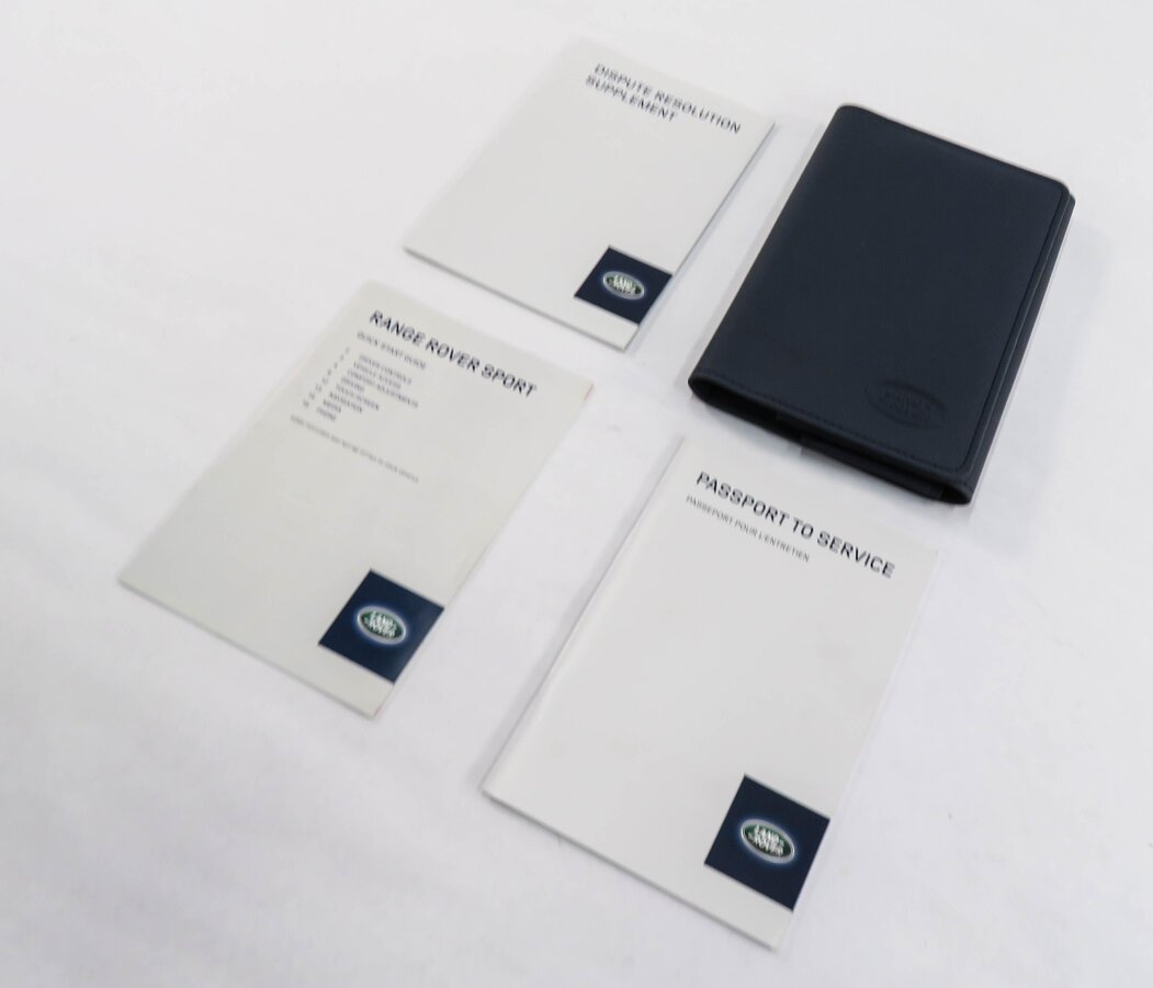 2015 RANGE ROVER SPORT (L494) OWNERS MANUAL BOOK BOOKLET GUIDE SEAT w/ CASE