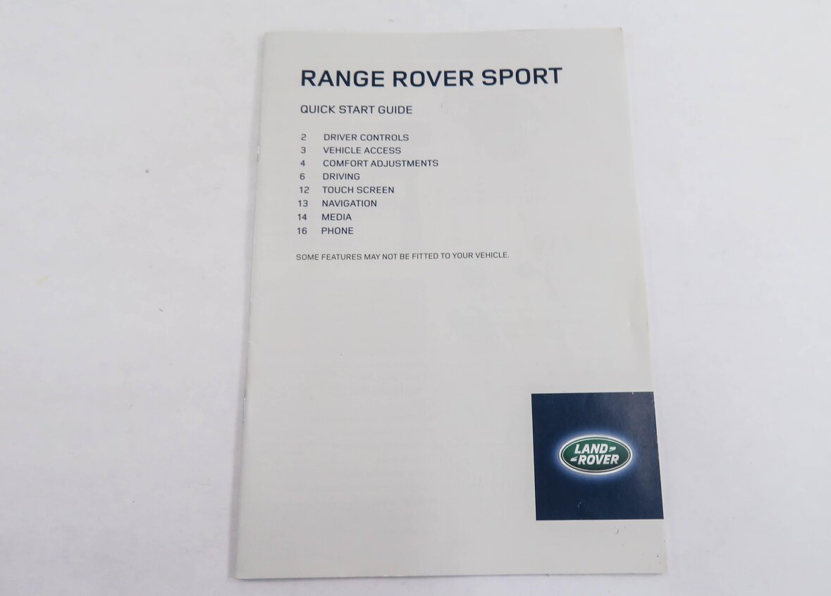 Thumbnail 6: 2015 RANGE ROVER SPORT (L494) OWNERS MANUAL BOOK BOOKLET GUIDE SEAT w/ CASE