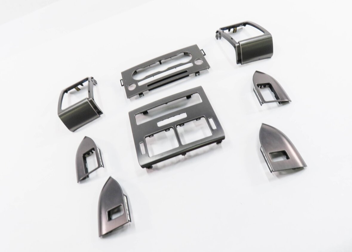 2015 RANGE ROVER SPORT (L494) INTERIOR DASH DOOR TRIM SET-8 (BRUSHED ALUMINUM)