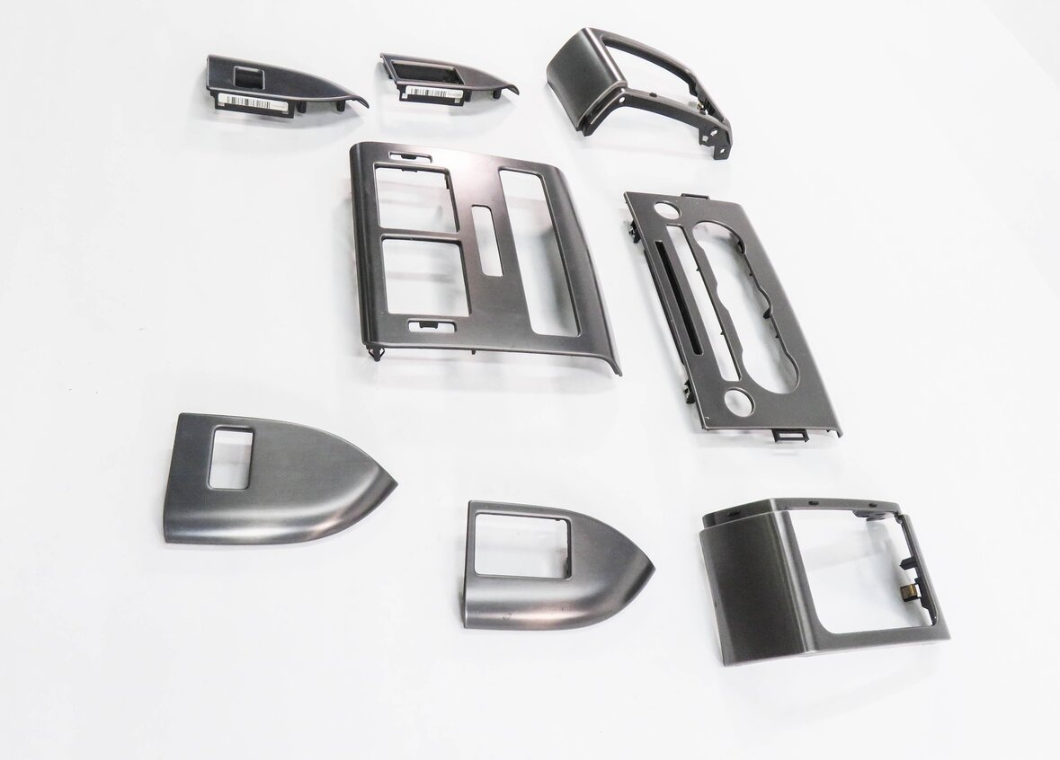 Thumbnail 12: 2015 RANGE ROVER SPORT (L494) INTERIOR DASH DOOR TRIM SET-8 (BRUSHED ALUMINUM)