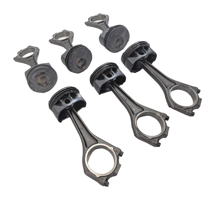 2015 RANGE ROVER SPORT L494 3.0L AJ126 SC ENGINE PISTON CONNECTING ROD SET/6