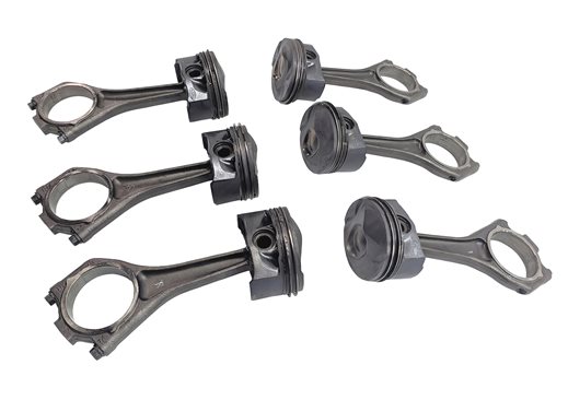 Thumbnail 4: 2015 RANGE ROVER SPORT L494 3.0L AJ126 SC ENGINE PISTON CONNECTING ROD SET/6