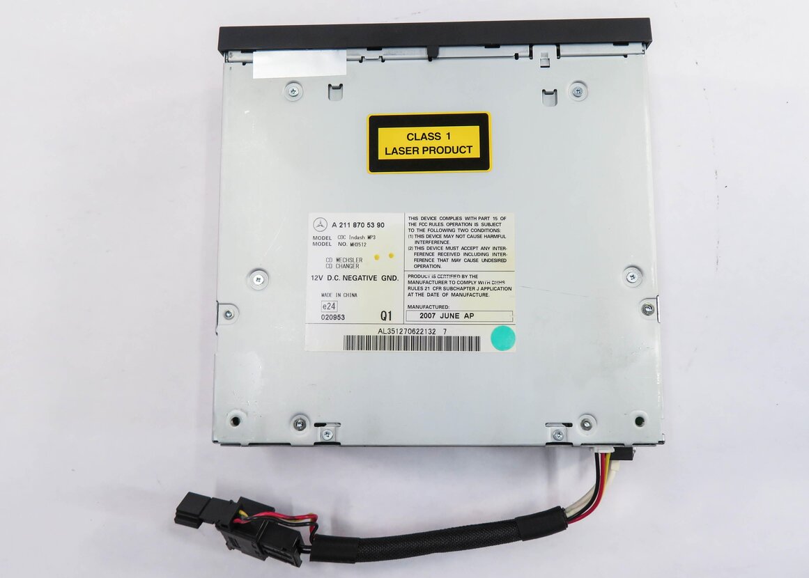 Thumbnail 7: 2003-2013 MERCEDES BENZ - B E GL ML CLS R - CLASS RADIO STEREO 6-DISC CD CHANGER