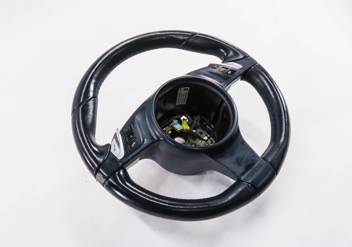 Thumbnail 4: 2010-2013 PORSCHE PANAMERA (970 G1) 3-SPOKE STEERING WHEEL w/ PADDLES (BLUE)