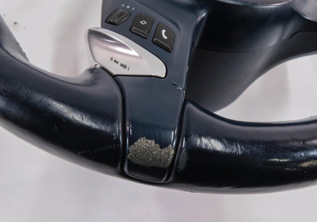 Thumbnail 8: 2010-2013 PORSCHE PANAMERA (970 G1) 3-SPOKE STEERING WHEEL w/ PADDLES (BLUE)