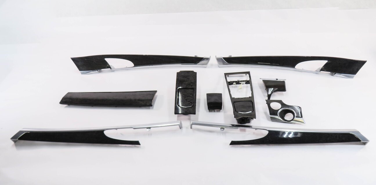 2010 PORSCHE PANAMERA (970 G1) DASH DOOR CONSOLE TRIM PANEL SET (BIRCH WOOD)