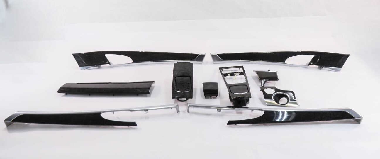 Thumbnail 2: 2010 PORSCHE PANAMERA (970 G1) DASH DOOR CONSOLE TRIM PANEL SET (BIRCH WOOD)
