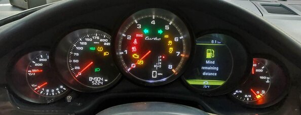Thumbnail 2: 2010 PORSCHE PANAMERA (970 G1) TURBO - SPEEDOMETER INSTRUMENT GAUGE CLUSTER 84k