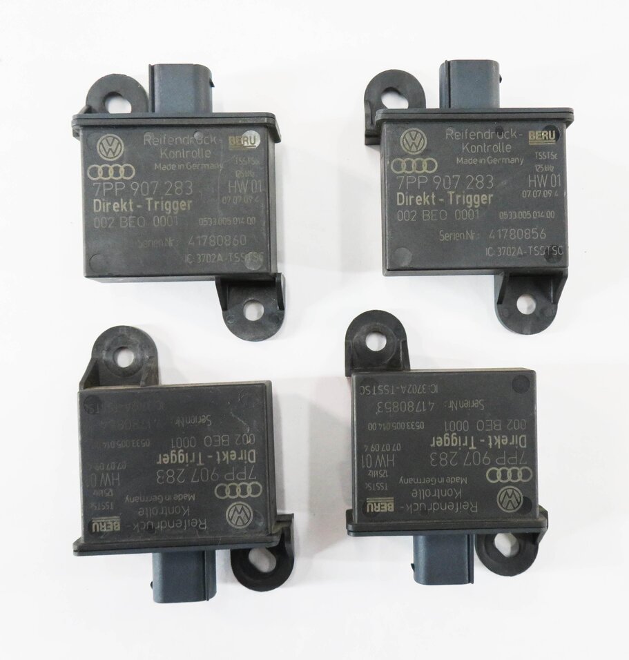 Thumbnail 2: 2010 PORSCHE PANAMERA (970 G1) TPMS TIRE AIR PRESSURE SENSOR TRIGGER MODULE SET