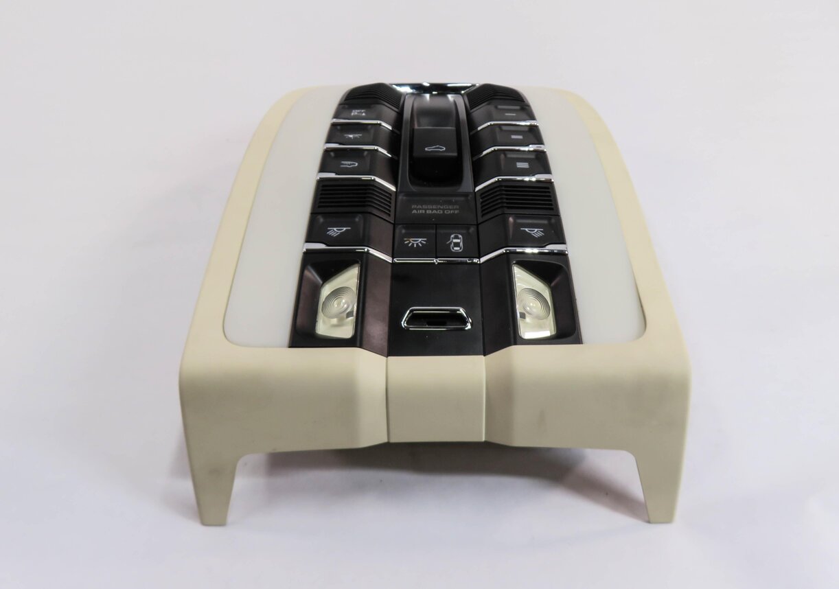 Thumbnail 5: 2010 PORSCHE PANAMERA (970 G1) FRONT DOMELIGHT MAP READING LIGHT LAMP (CREAM)