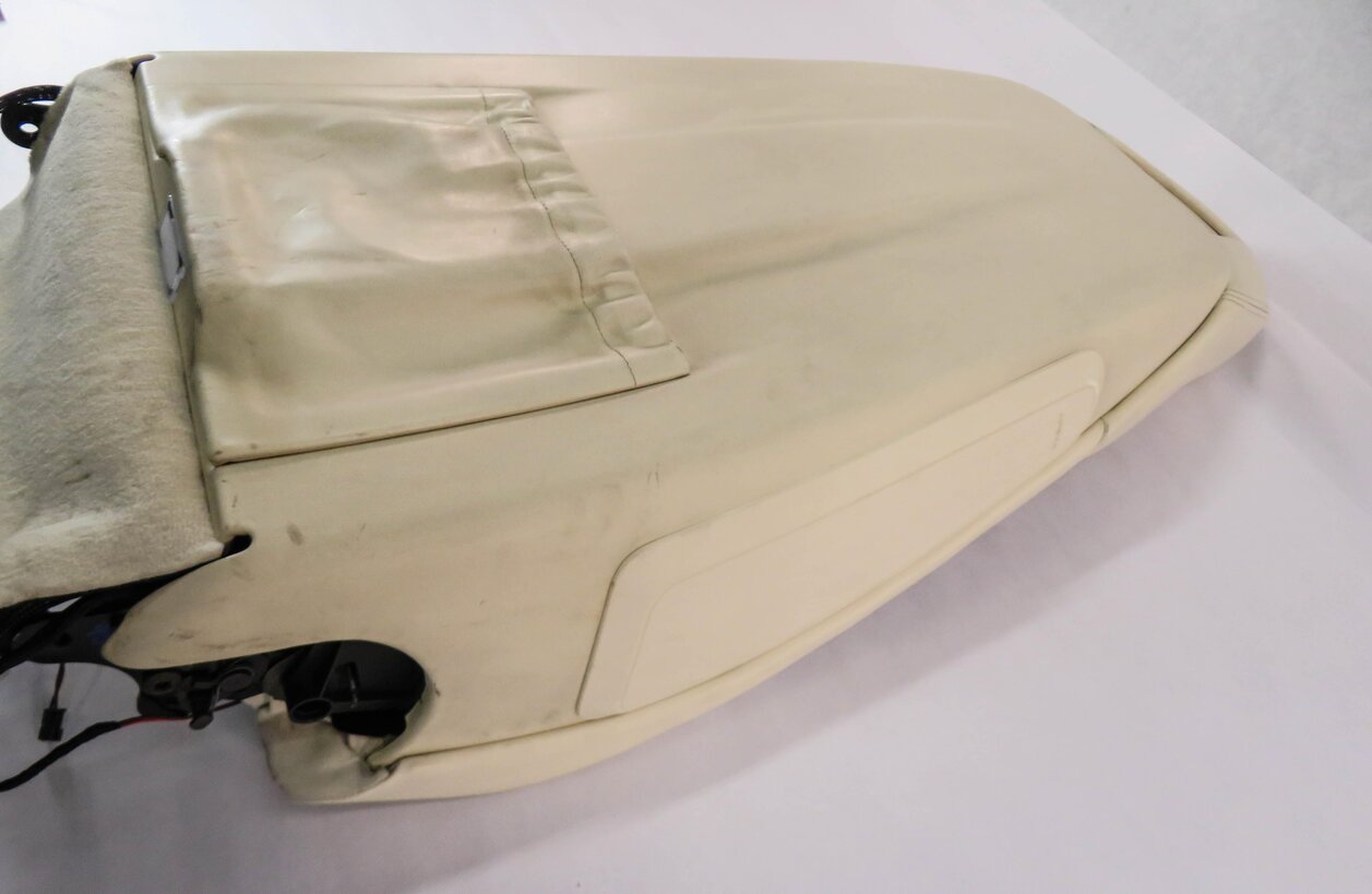 Thumbnail 7: 2010 PORSCHE PANAMERA (970 G1) PASSENGER - UPPER TOP HEATED SEAT CUSHION (CREAM)