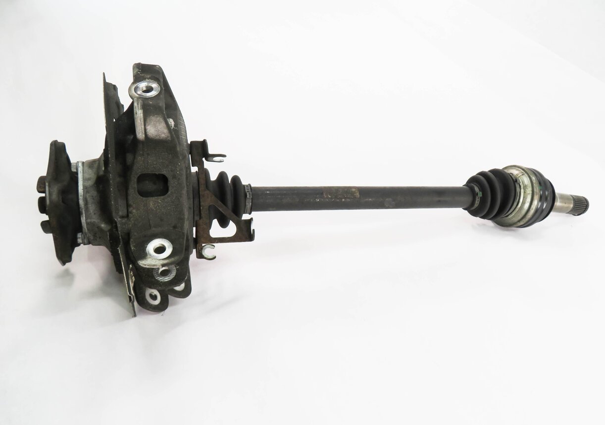 Thumbnail 2: 2010-2013 PORSCHE PANAMERA (970 G1) LEFT DRIVER REAR AXLE SHAFT w/ KNUCKLE