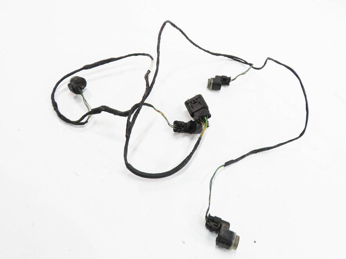 Thumbnail 1: 2010 RANGE ROVER (L322) REAR PDC PARK DISTANCE SENSOR SET w/ HARNESS (SAND 824)