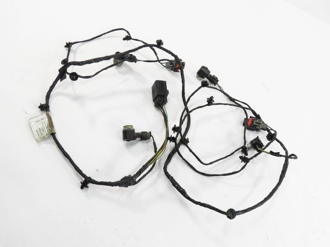 2010 RANGE ROVER (L322) FRONT PDC PARK DISTANCE SENSOR SET w/ HARNESS (SAND 824)