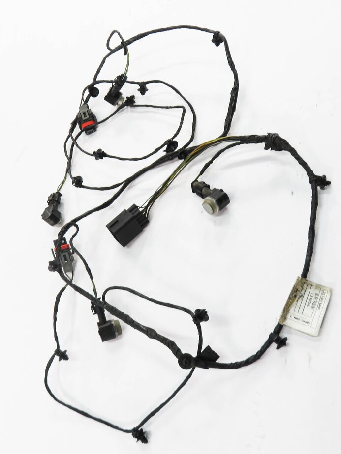 Thumbnail 4: 2010 RANGE ROVER (L322) FRONT PDC PARK DISTANCE SENSOR SET w/ HARNESS (SAND 824)