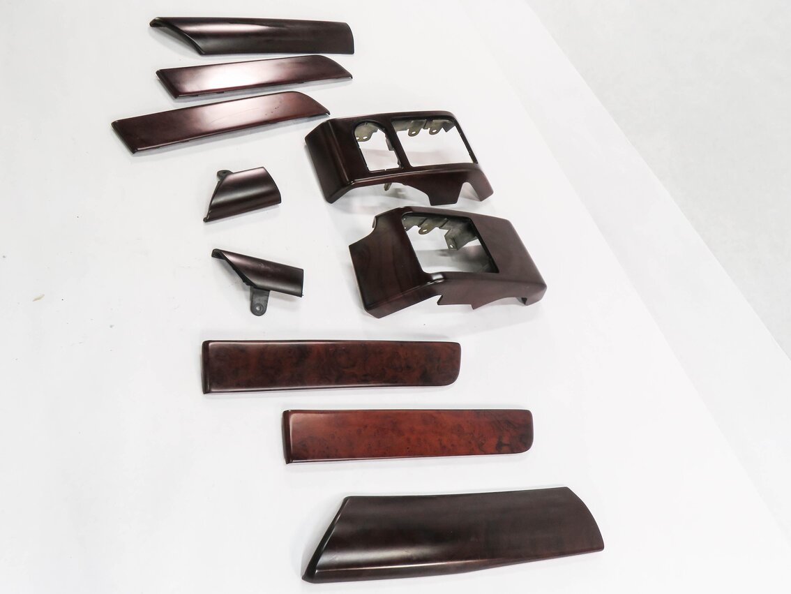 Thumbnail 2: 2010 RANGE ROVER (L322) DASH DOOR CONSOLE WOOD GRAIN TRIM PANEL SET-10