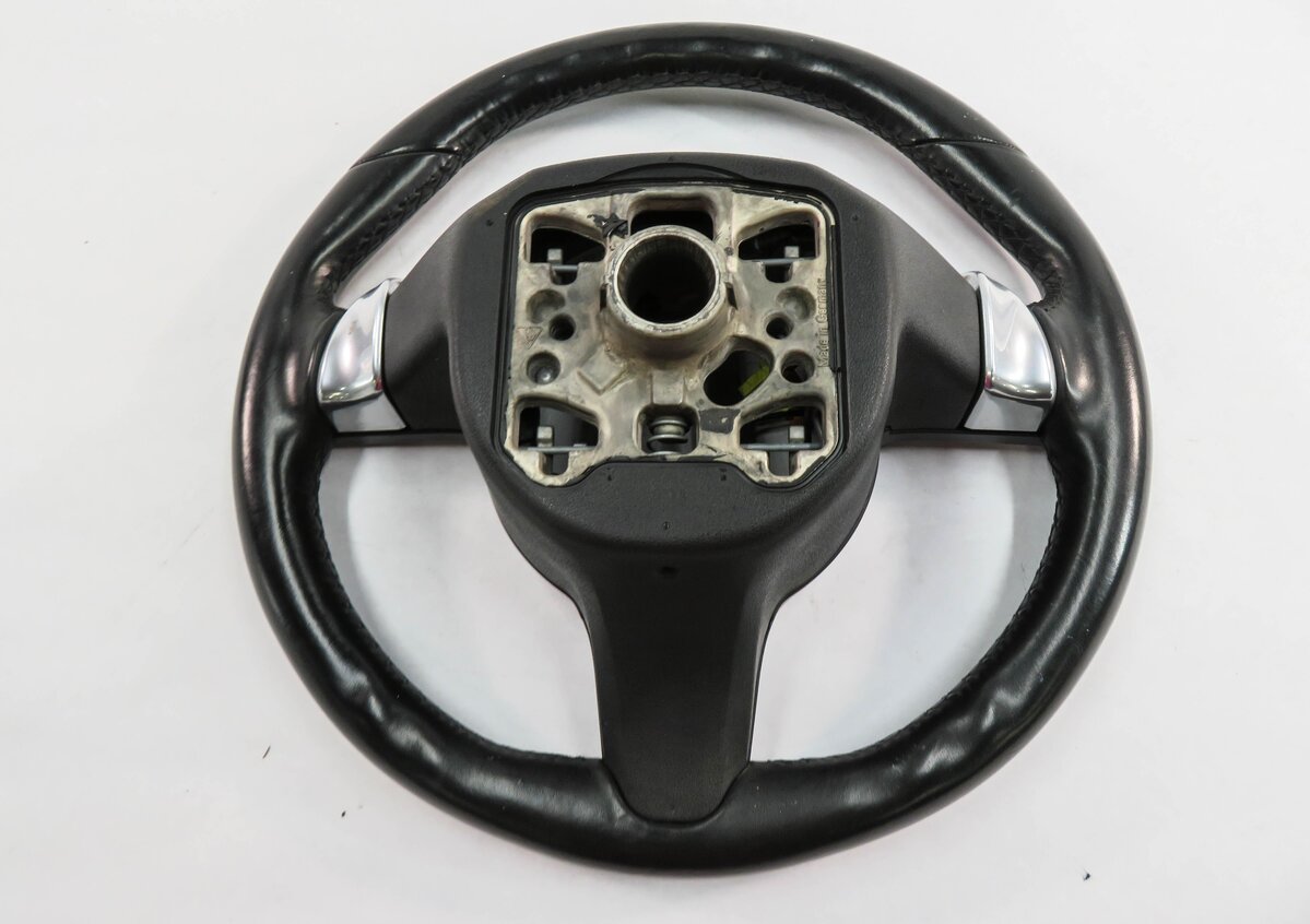 Thumbnail 7: 11-16 PORSCHE CAYENNE PANAMERA (958 970 G1) STEERING WHEEL w/ SWITCHES (BLACK)