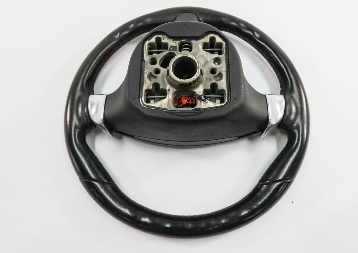 Thumbnail 8: 11-16 PORSCHE CAYENNE PANAMERA (958 970 G1) STEERING WHEEL w/ SWITCHES (BLACK)