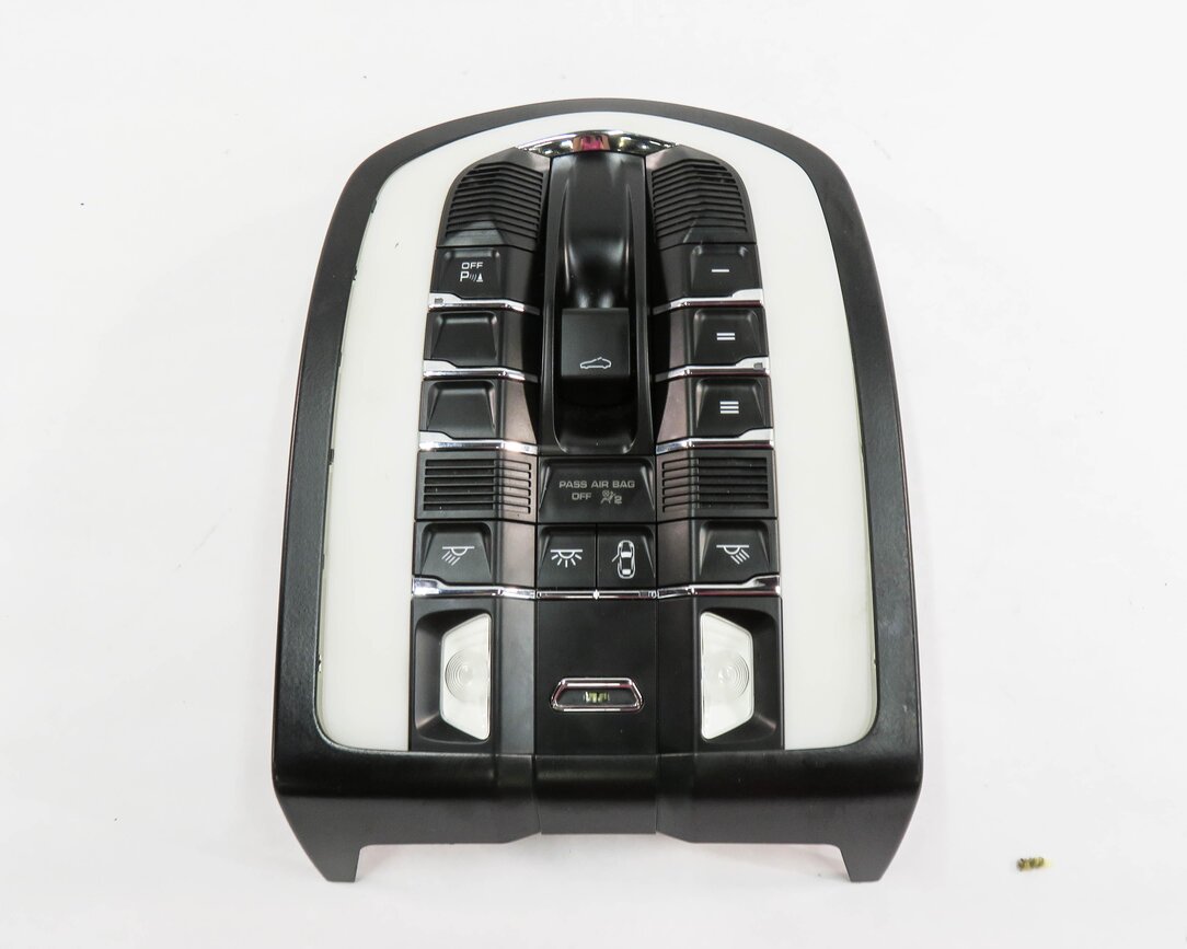 Thumbnail 2: 2011 PORSCHE PANAMERA (970 G1) DOMELIGHT MAP READING COURTESY LIGHT LAMP (BLACK)