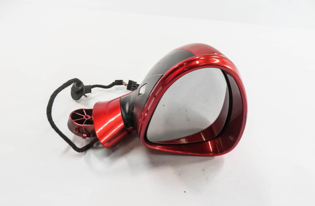 10-13 PORSCHE PANAMERA (970 G1) LEFT - P-FOLD MEMORY HEATED DOOR MIRROR (ORANGE)