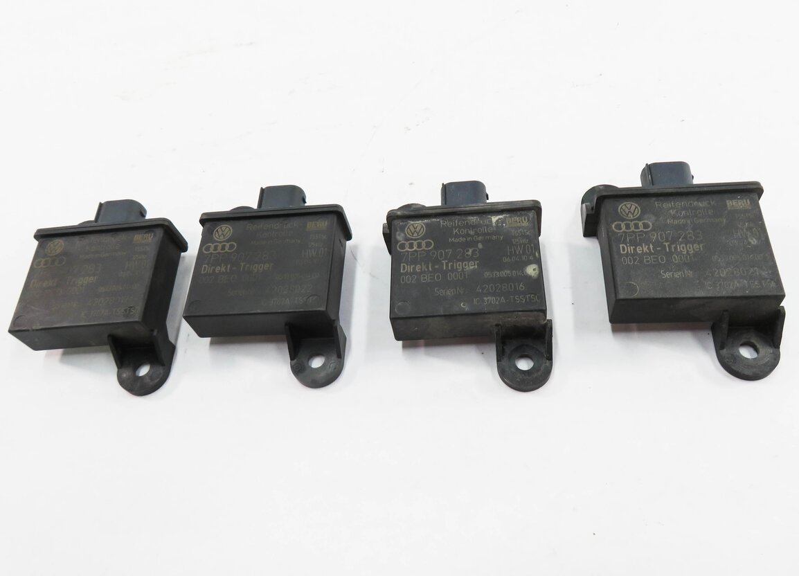 Thumbnail 2: 2011 PORSCHE PANAMERA (970 G1) TPMS TIRE AIR PRESSURE SENSOR TRIGGER MODULE SET