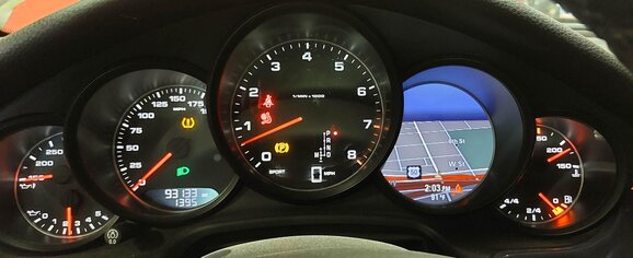 Thumbnail 2: 2011 PORSCHE PANAMERA (970 G1) SPEEDOMETER INSTRUMENT GAUGE CLUSTER (93k / MPH)